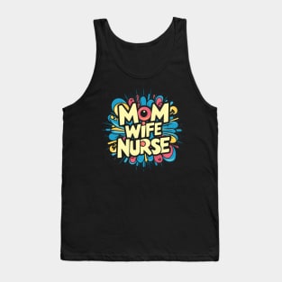 Mom Wife Nurse Tank Top